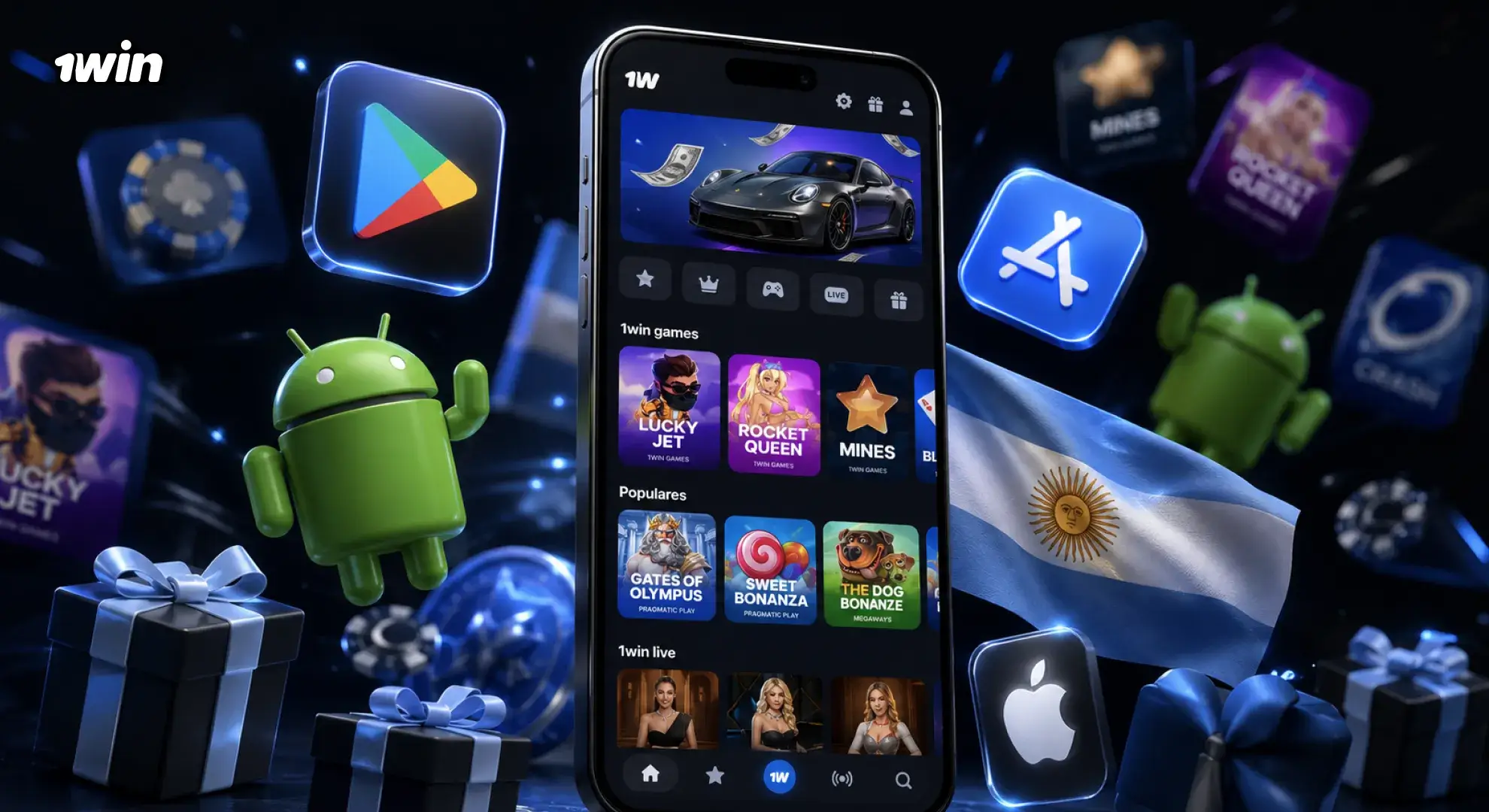 Licencia y seguridad de 1win Argentina